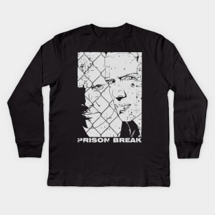 PRISON BREAK Kids Long Sleeve T-Shirt